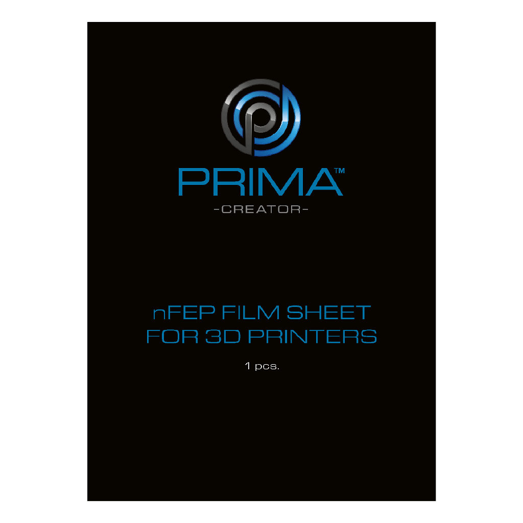 Lámina de película nFEP de PrimaCreator para impresoras 3D - 260 x 390 mm