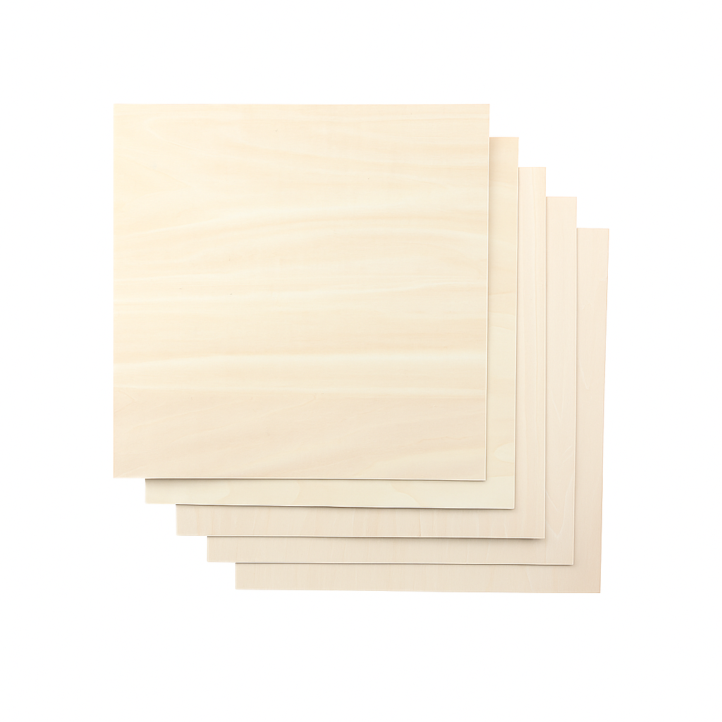 Snapmaker Hoja de tilo-A350 / 300x300x1,5mm / paquete de 5