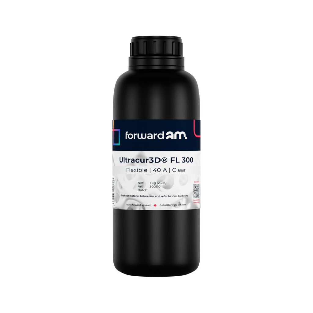 Forward AM Ultracur3D Flexible UV Resin FL 300 - 1 kg - Clear