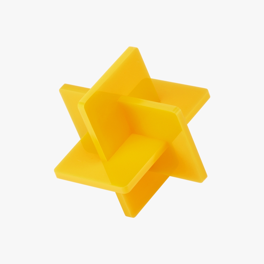 Bambu Lab 3mm Yellow Opaque Glossy Acrylic (3PCS)