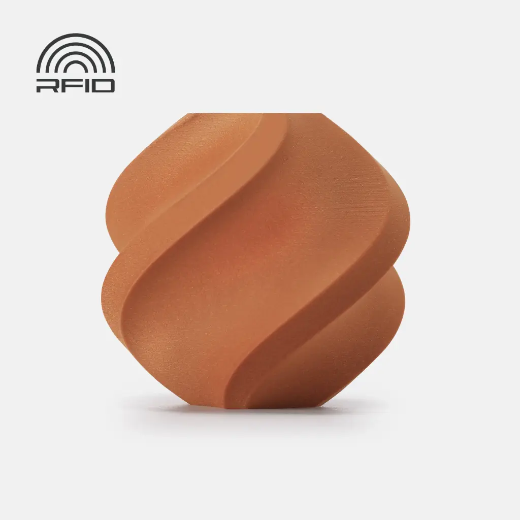 Bambu Lab PLA Wood - Filamento para impresión 3D - 1,75mm (1Kg) – Arcilla marrón