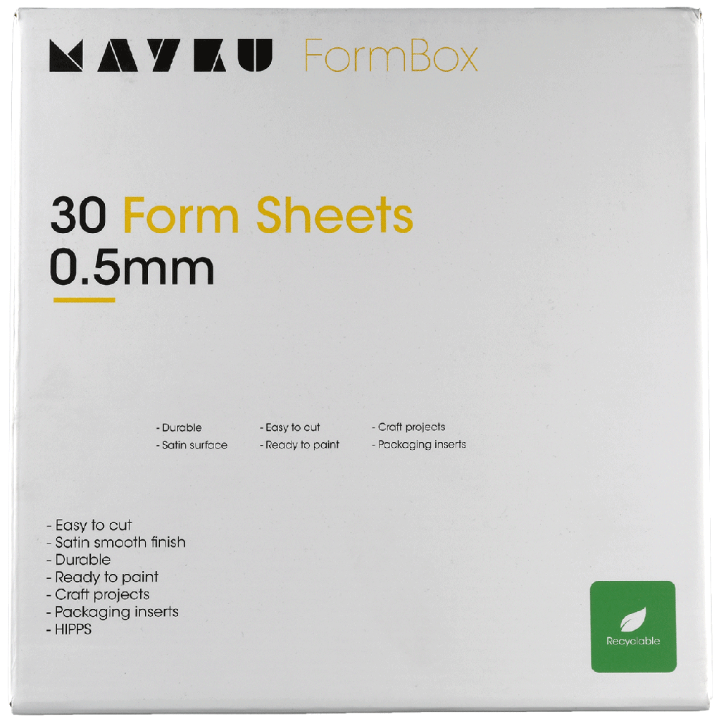 Mayku FormBox | Hojas de termoformado | (Paquete de 30)