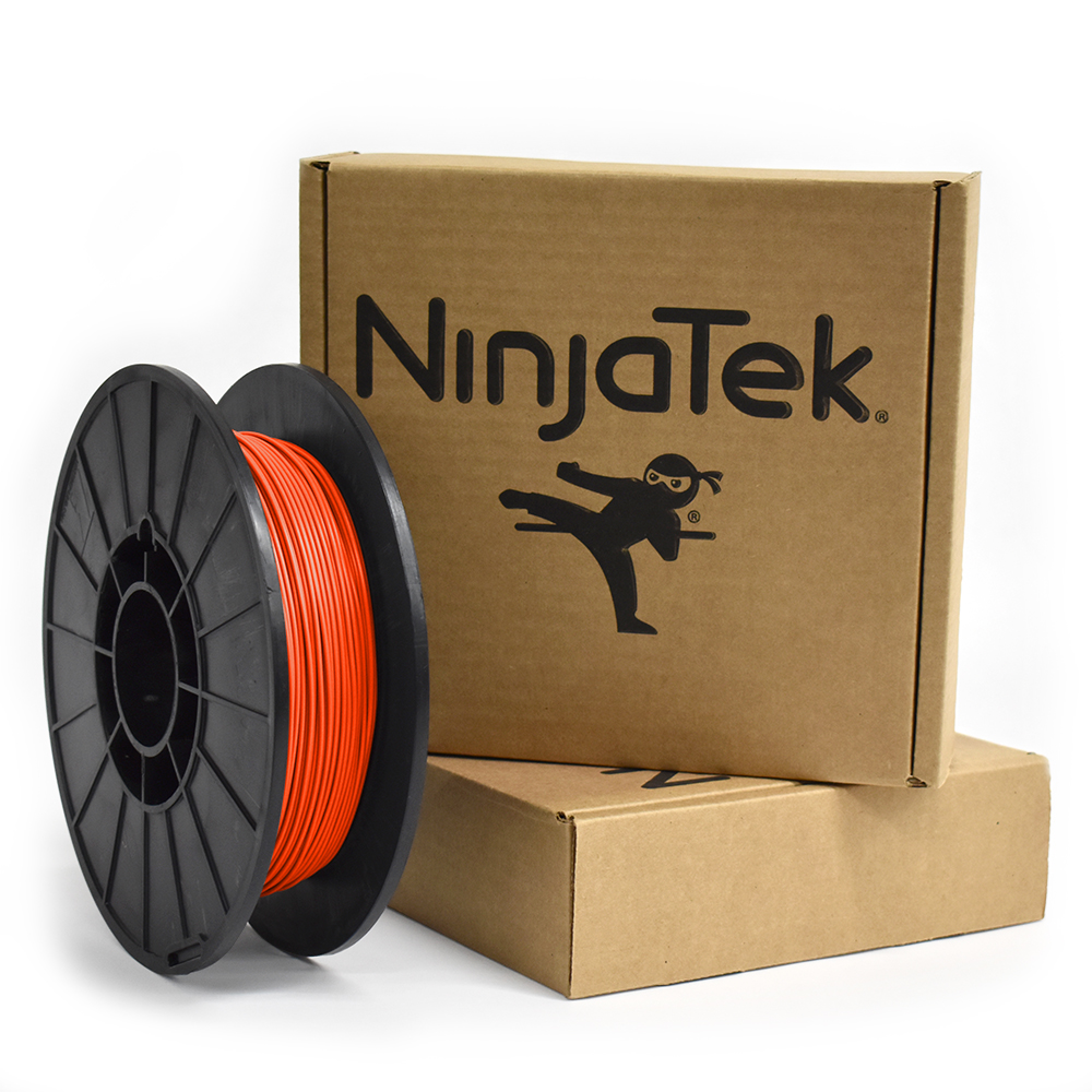Filamento NinjaTek NinjaFlex | Filamento para impresión 3D | 1,75 mm (0,5 kg) | Rojo lava