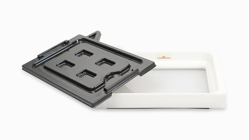 Depósito de resina Raise3D DF2+ con tapa de almacenamiento