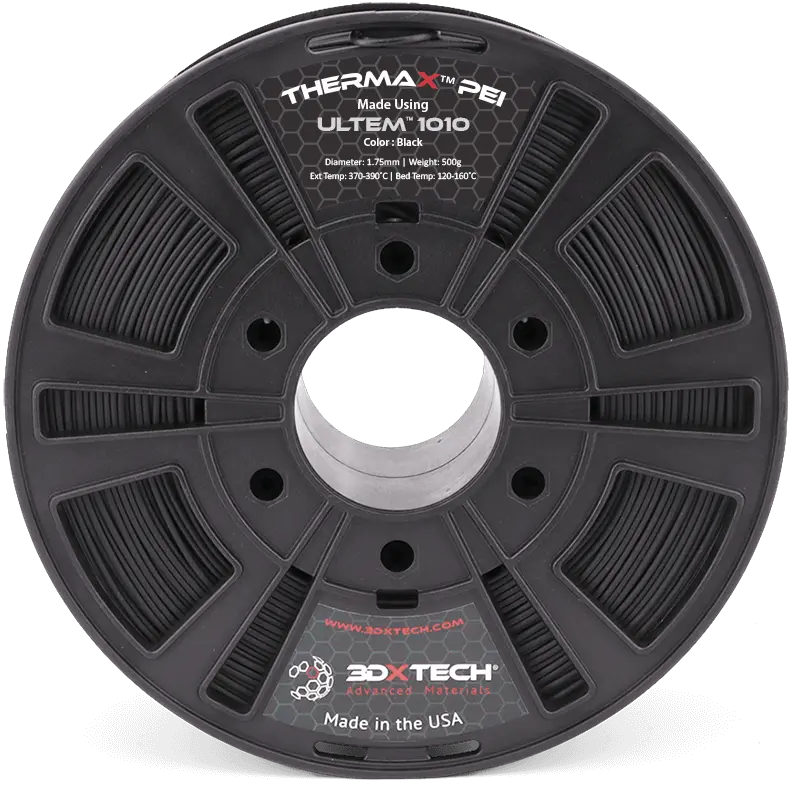 3DXTech ThermaX™ PEI 1010 - 3D printing filament - 1.75mm (500g) – Black