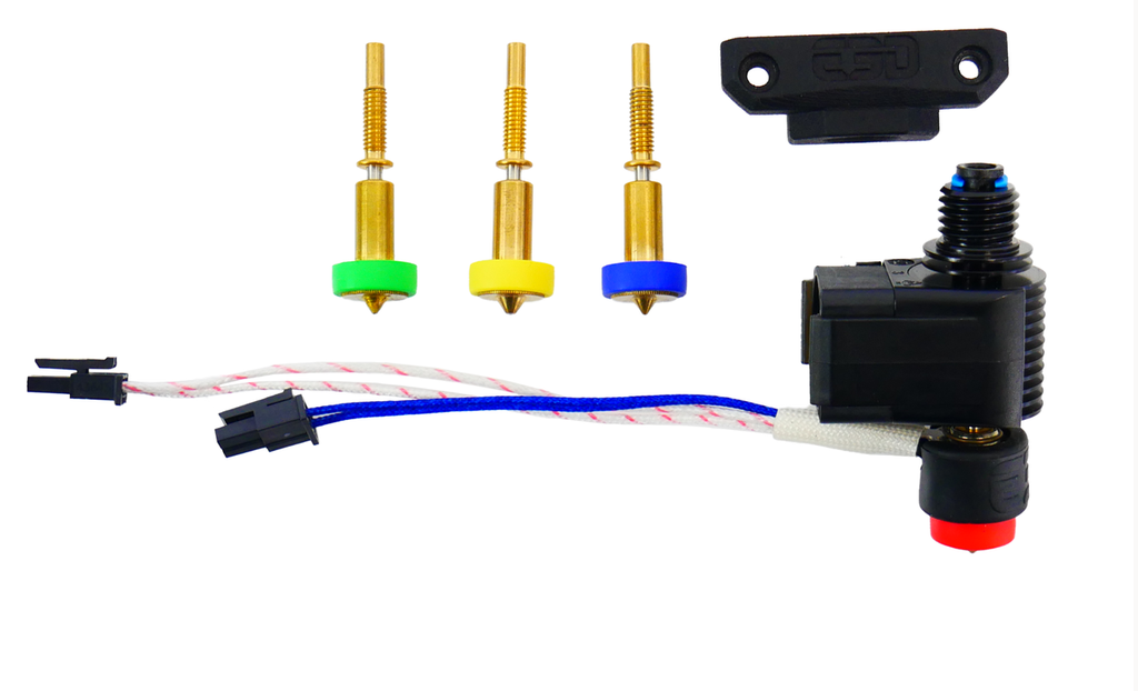 Hotend E3D Revo™ Micro con adaptador LGX - 24 V - Kit de boquillas completo