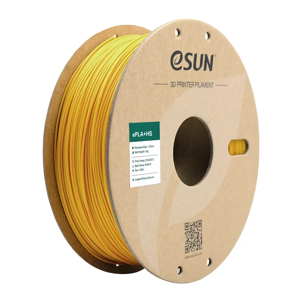 eSun PLA+ High Speed - Filamento para impresión 3D – 1,75mm (1Kg) – Amarillo