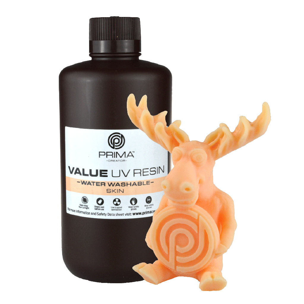 PrimaCreator Value Water Washable UV Resin -1 kg - Skin