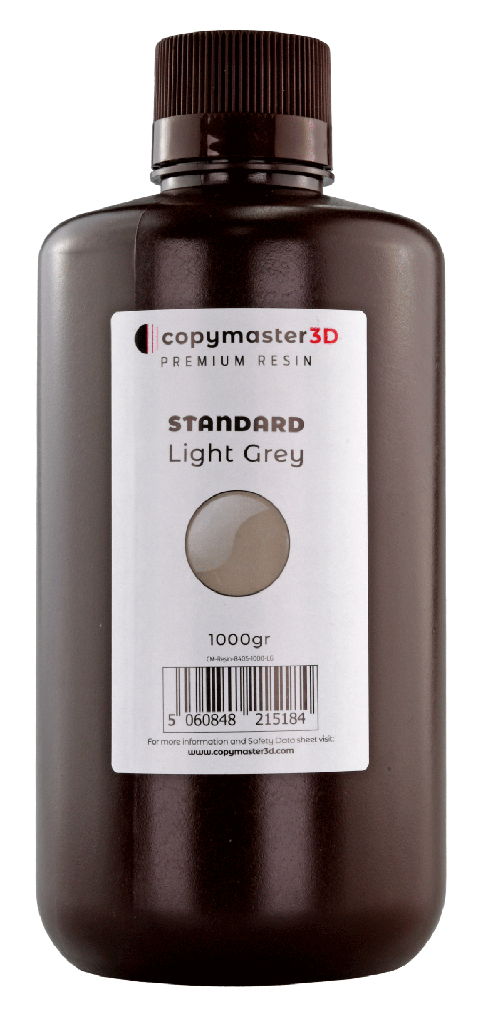Copymaster3D Standard Resina UV - 1000 ml - Gris claro