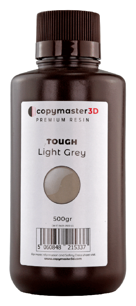 Copymaster3D Tough UV ABS Like Resin - 500 g - Light Grey