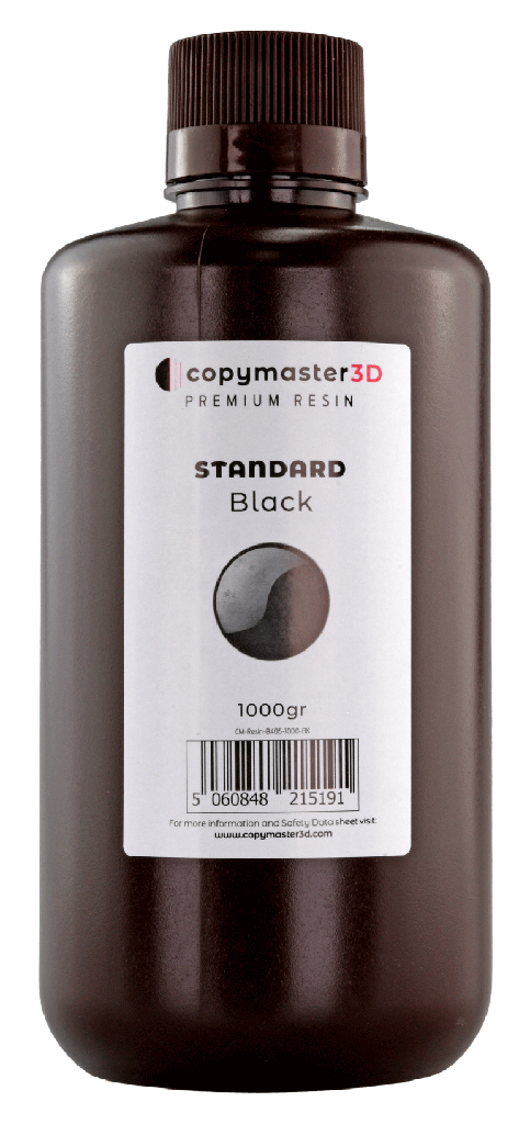 Copymaster3D Standard UV Resin - 1 kg - Black