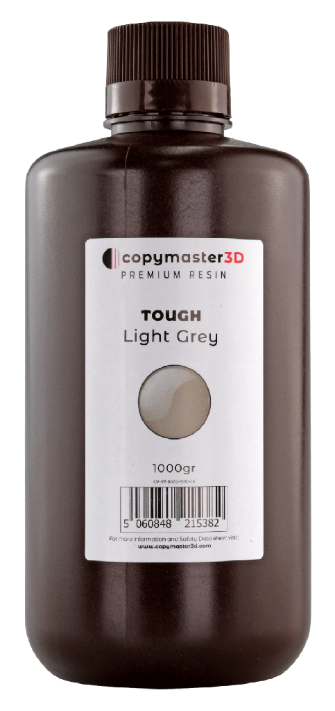 Copymaster3D Resina resistente a los rayos UV - 1000 ml - Gris claro