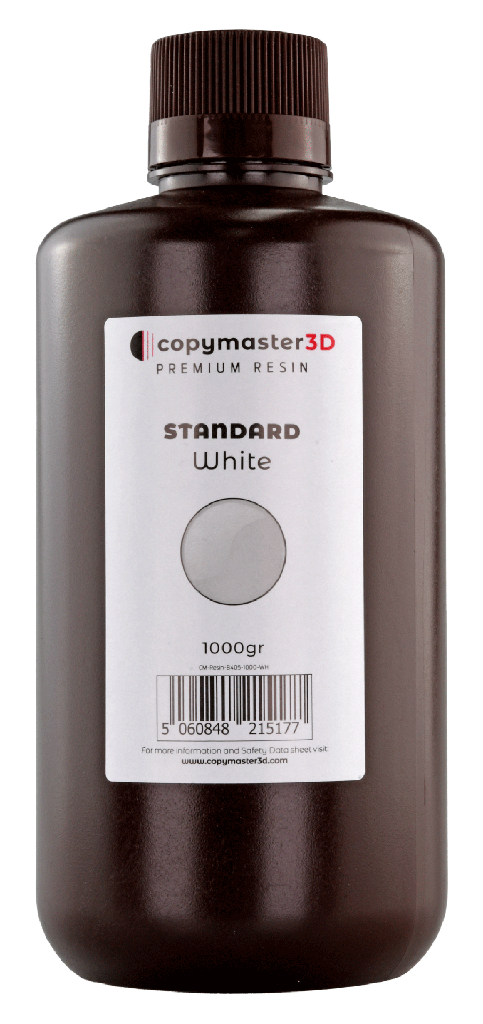 Copymaster3D Resina UV Estándar - 1000 ml - Blanco