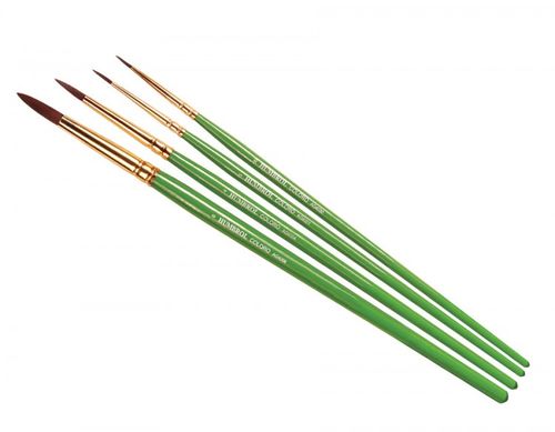 Pack de pinceles Humbrol AG4050 - Tamaños 00/1/4/8