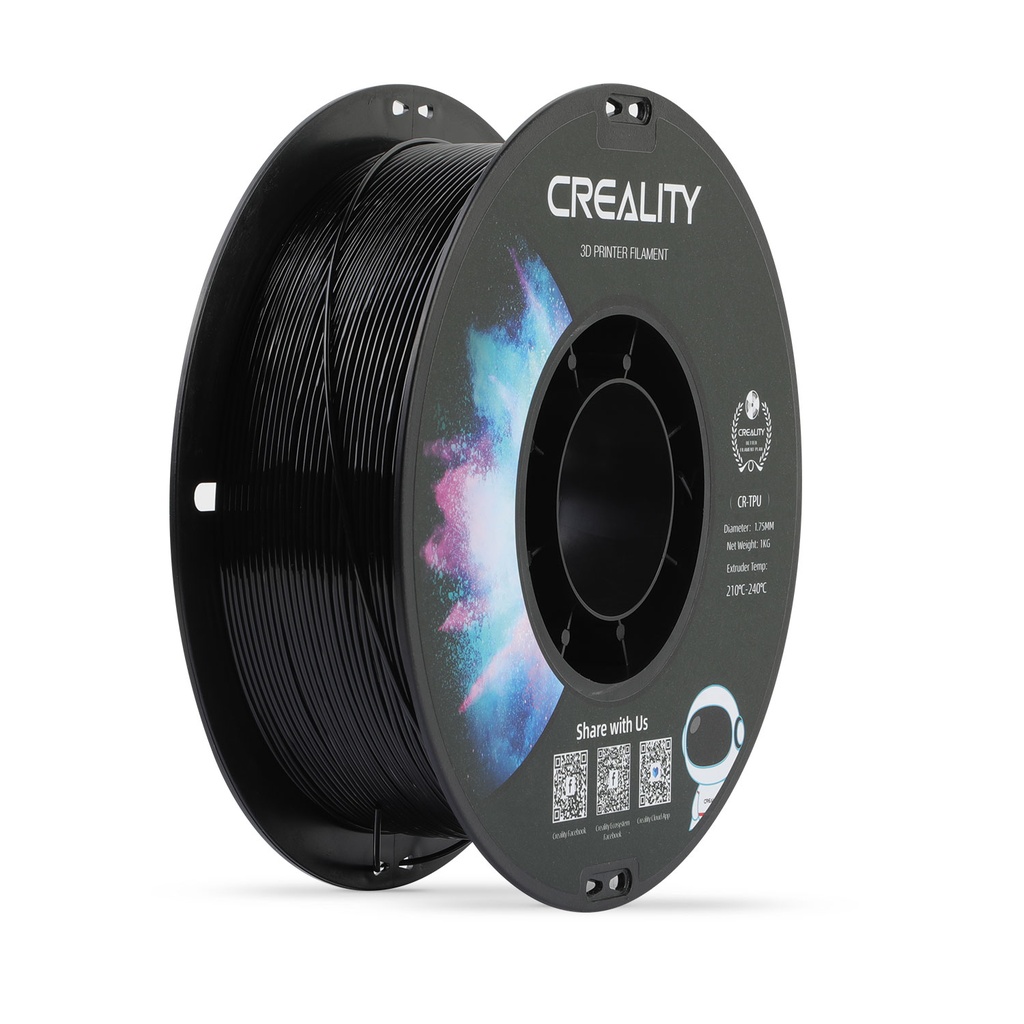 Creality CR-TPU | Filamento para impresión 3D | 1,75 mm (1 kg) | Blanco