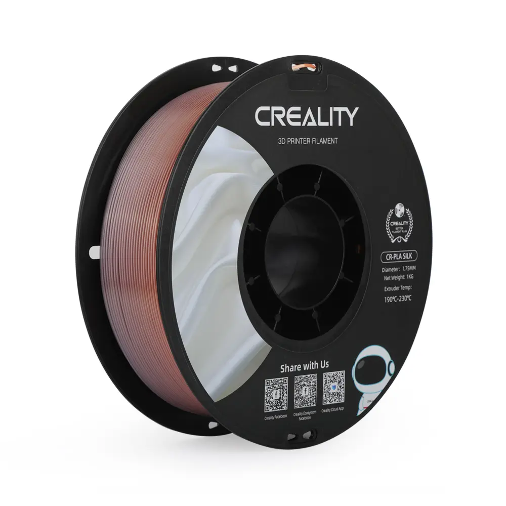 Creality CR-PLA Silk | Filamento para impresión 3D | 1,75 mm (1 kg) | Arcoíris