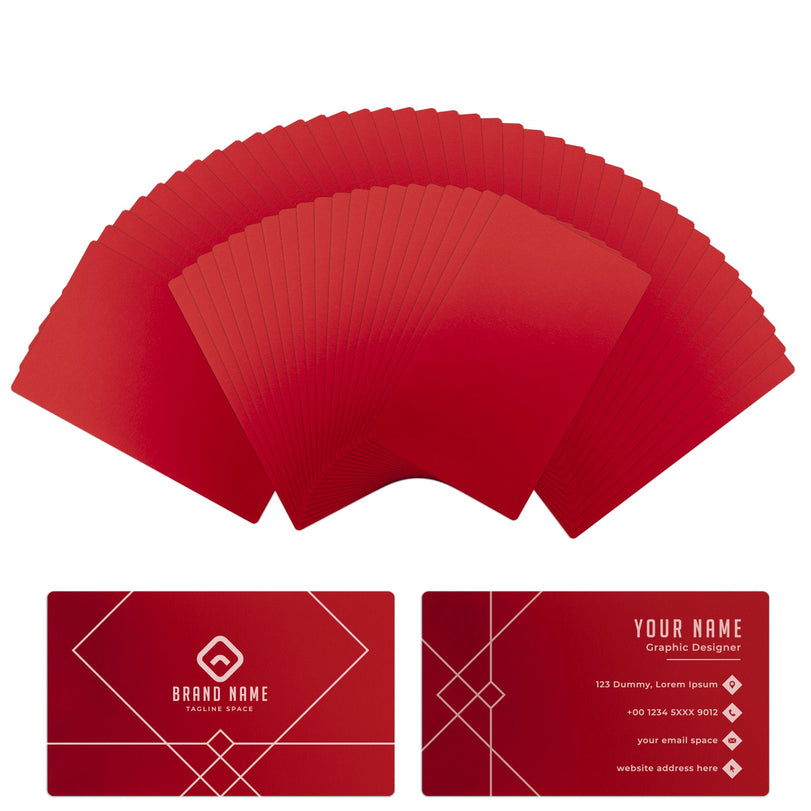 xTool Tarjetas de visita de metal - 60pcs | Violeta