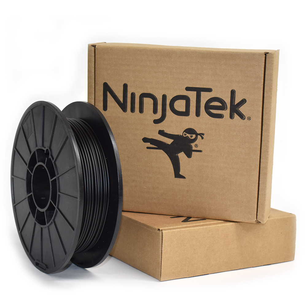 Filamento NinjaTek NinjaFlex | Filamento para impresión 3D | 2,85 mm (0,5 kg) | Negro