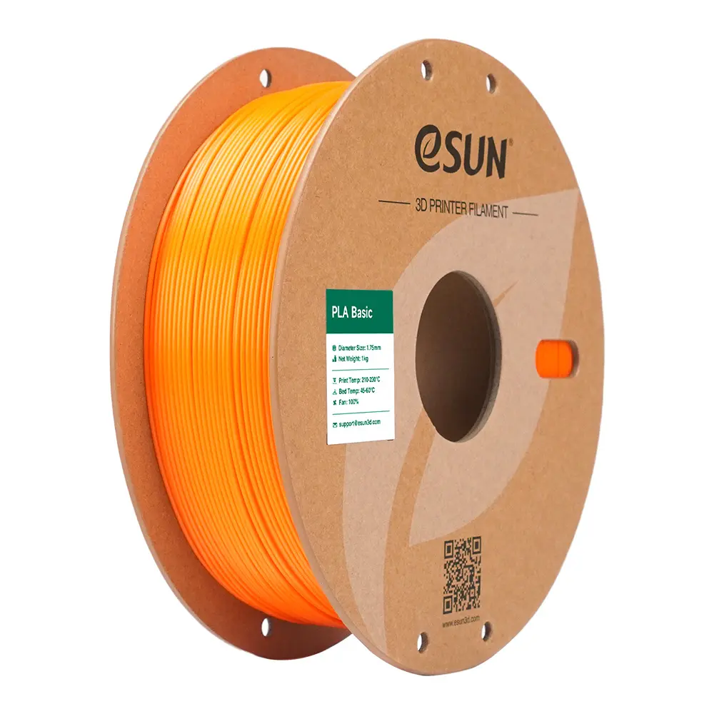 eSUN PLA-Basic - Filamento para impresión 3D – 1,75mm (1Kg) – Naranja
