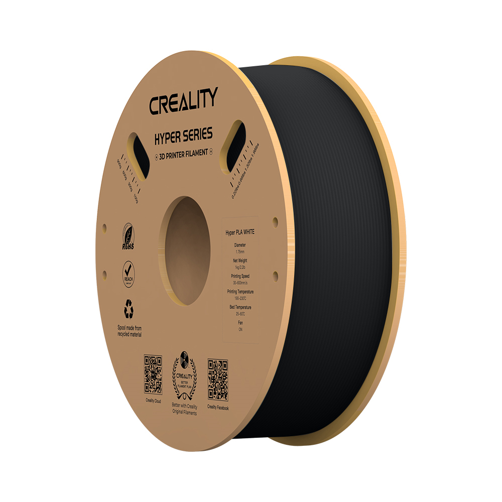 Creality CR-ABS | Filamento para impresión 3D | 1,75 mm (1 kg) | Negro