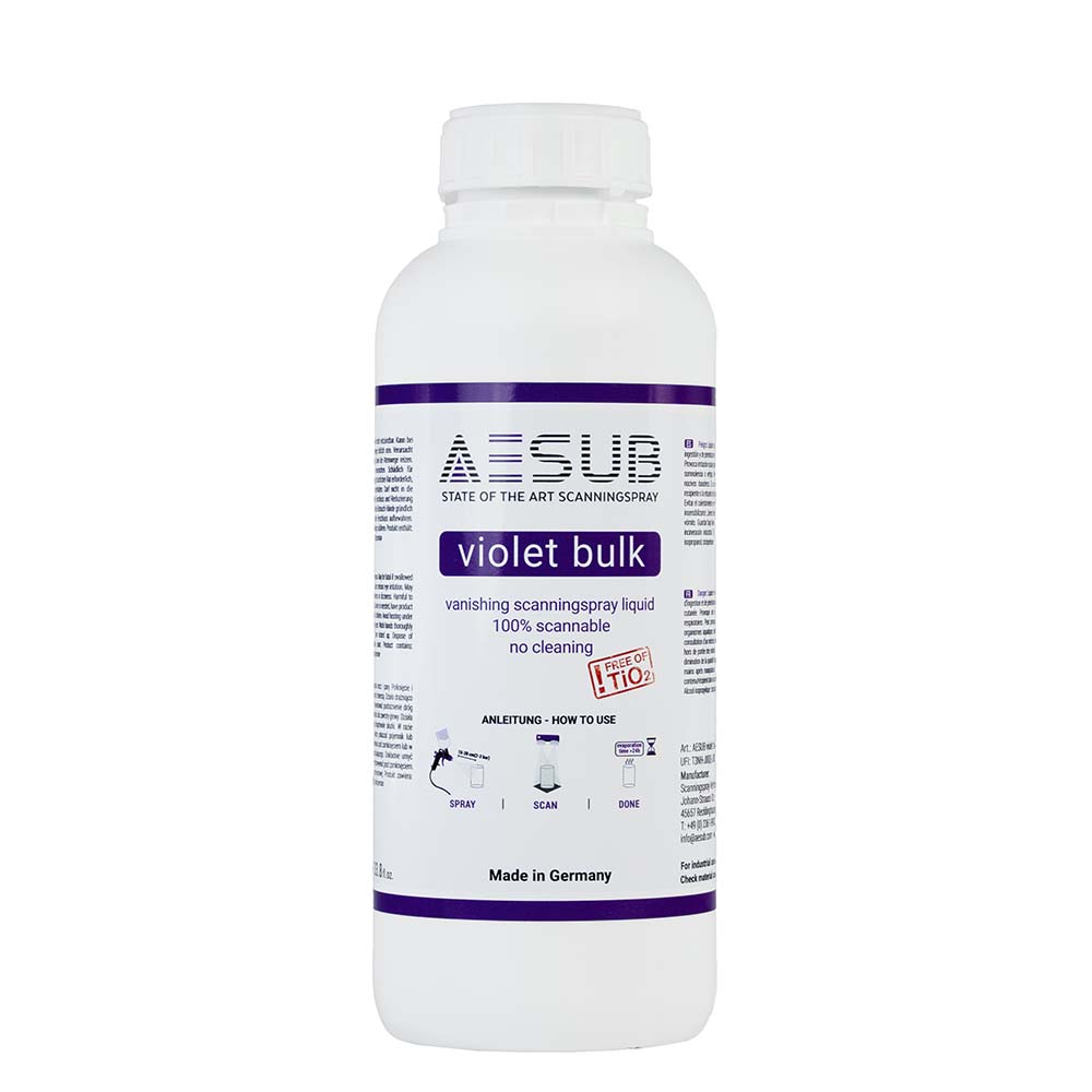 AESUB Violet - Spray Gun Solution Scanning Spray - 1000 ml