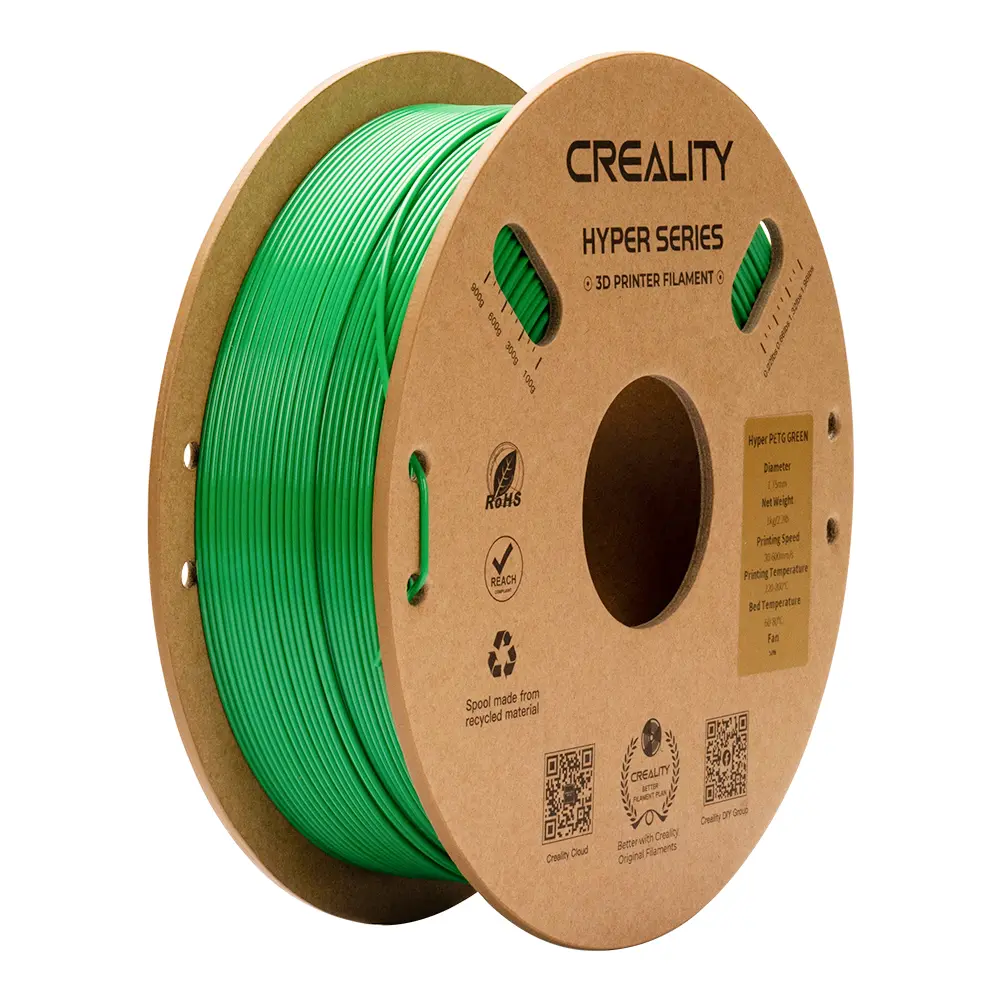 Creality Hyper PETG - Filamento para impresión 3D - 1,75mm (1Kg) – Verde