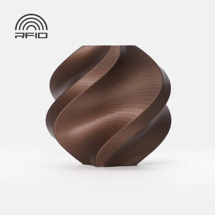 Bambu Lab PLA Metal - Filamento para impresión 3D – 1,75 mm (1 kg) - Marrón cobre metálico
