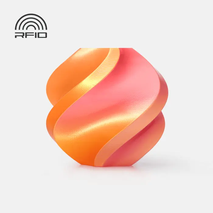 Bambu Lab PLA Silk Multi-Colour – 3D printing filament – 1.75 mm (1 kg) – Gilded Rose (rose gold)