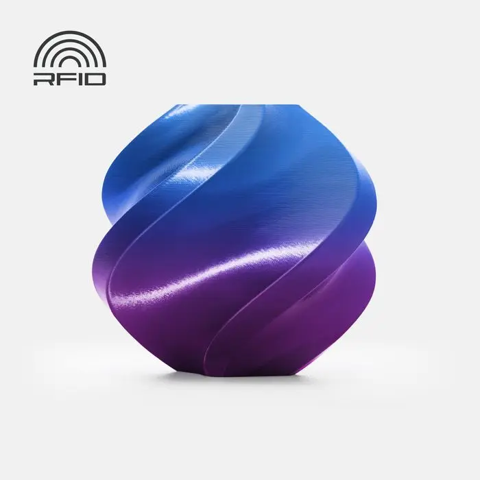 Bambu Lab PLA Silk Multi-Colour – 3D printing filament – 1.75 mm (1 kg) – Aurora Purple