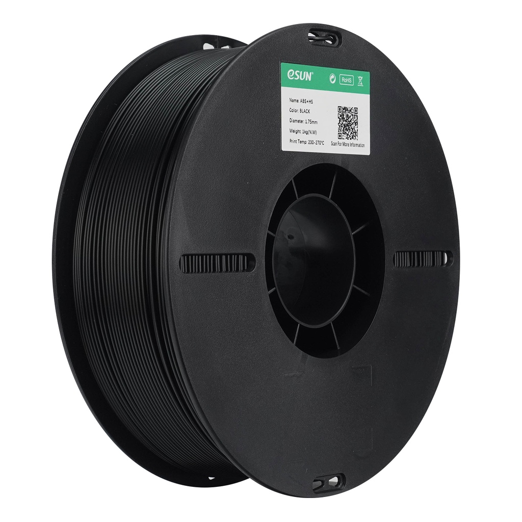 Filamento eSUN ABS HT - 1.75mm - 1kg - Negro