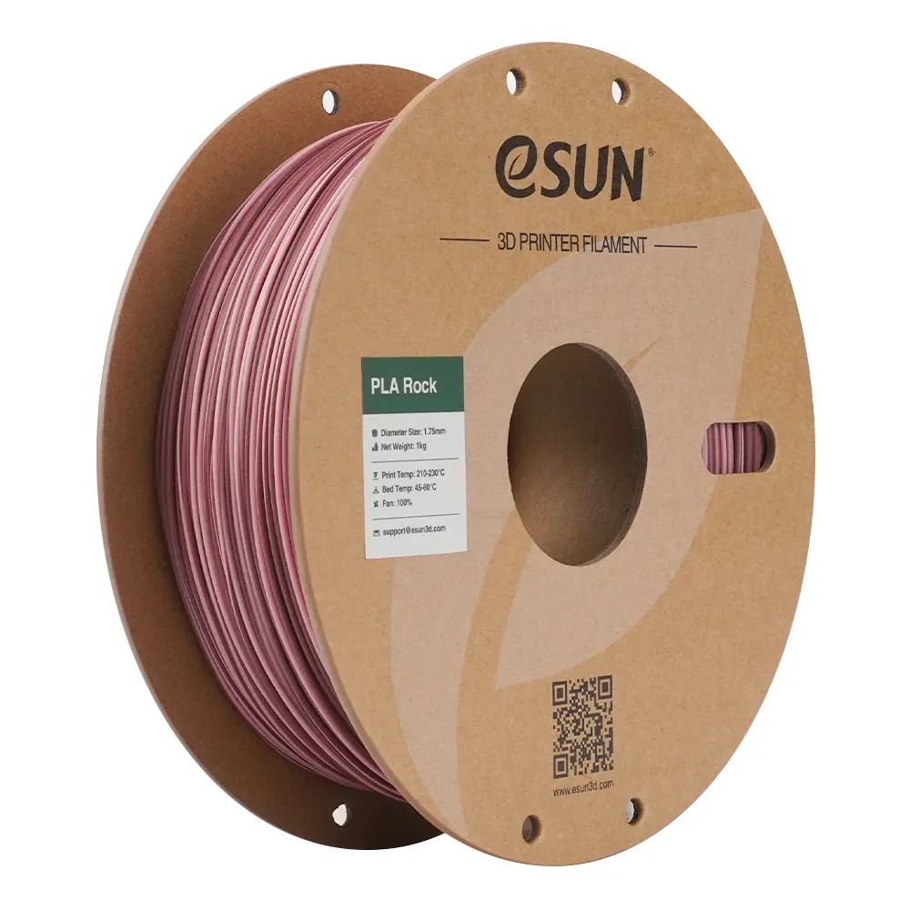 eSUN PLA Rock - Filamento para impresión 3D – 1,75mm (1Kg) – Naranja Cuarzo