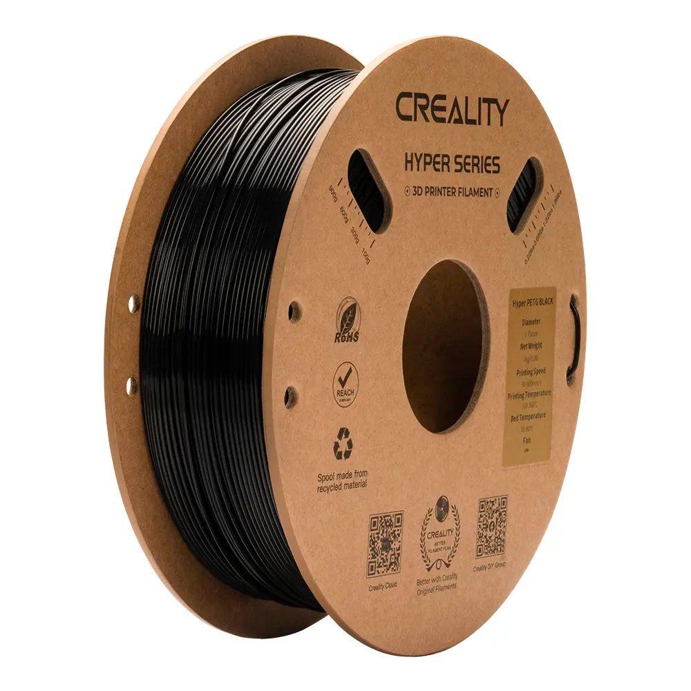 Creality Hyper PETG - 3D printing filament - 1.75mm (1Kg) – Black