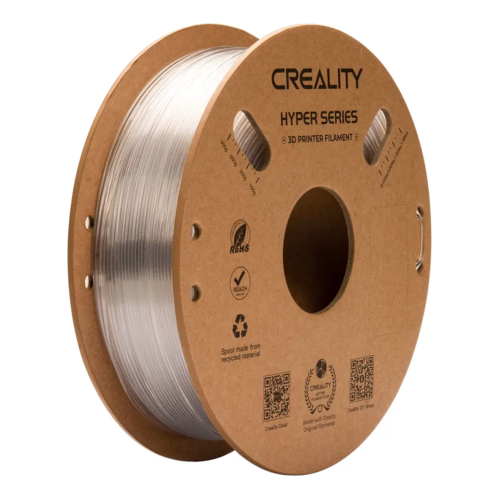 Creality Hyper PETG - 3D printing filament - 1.75mm (1Kg) – Transparent