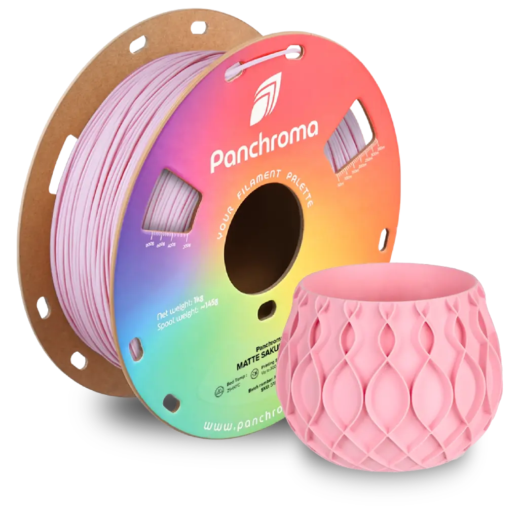 Panchroma™ PLA Matte - 3D printing filament - 1.75 mm (1 kg) - Sakura Pink