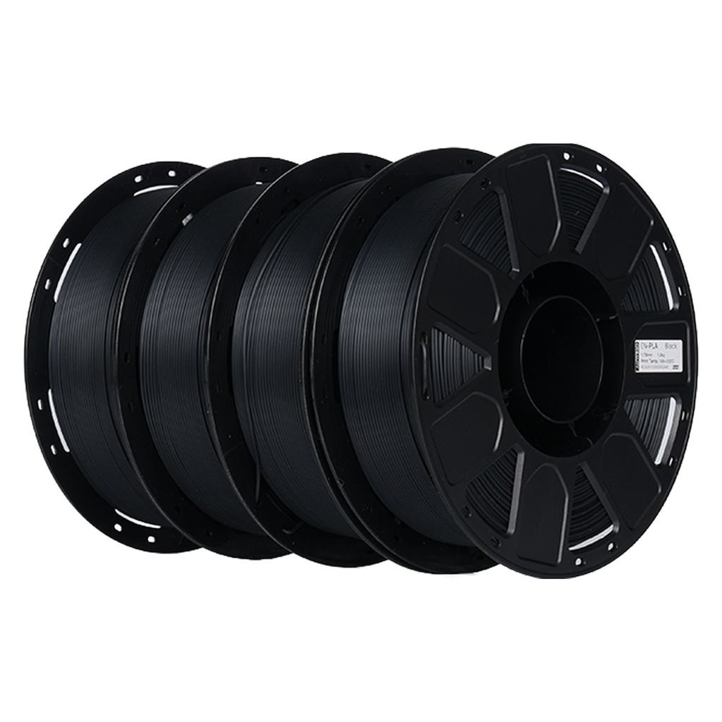Pack económico de PLA para Creality Ender - 4 bobinas | Filamento para impresión 3D | 1,75 mm (4 kg) | Negro/Blanco