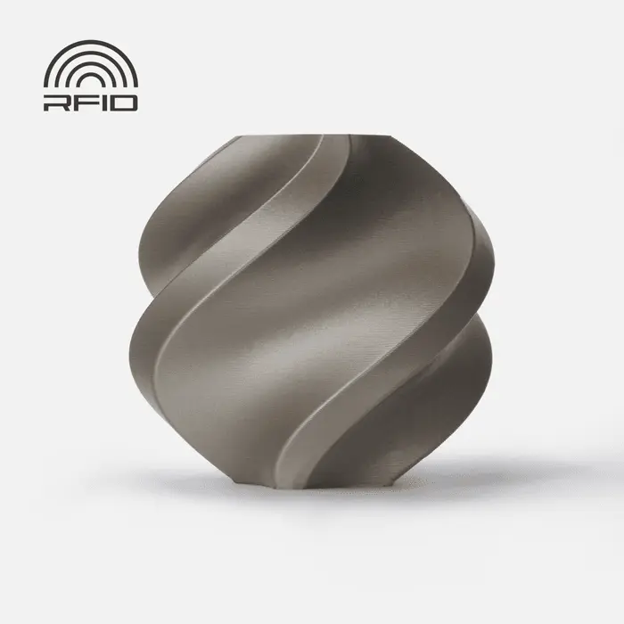 Bambu Lab PLA Metal - Filamento para impresión 3D – 1,75 mm (1 kg) - Oro Iridio Metalizado