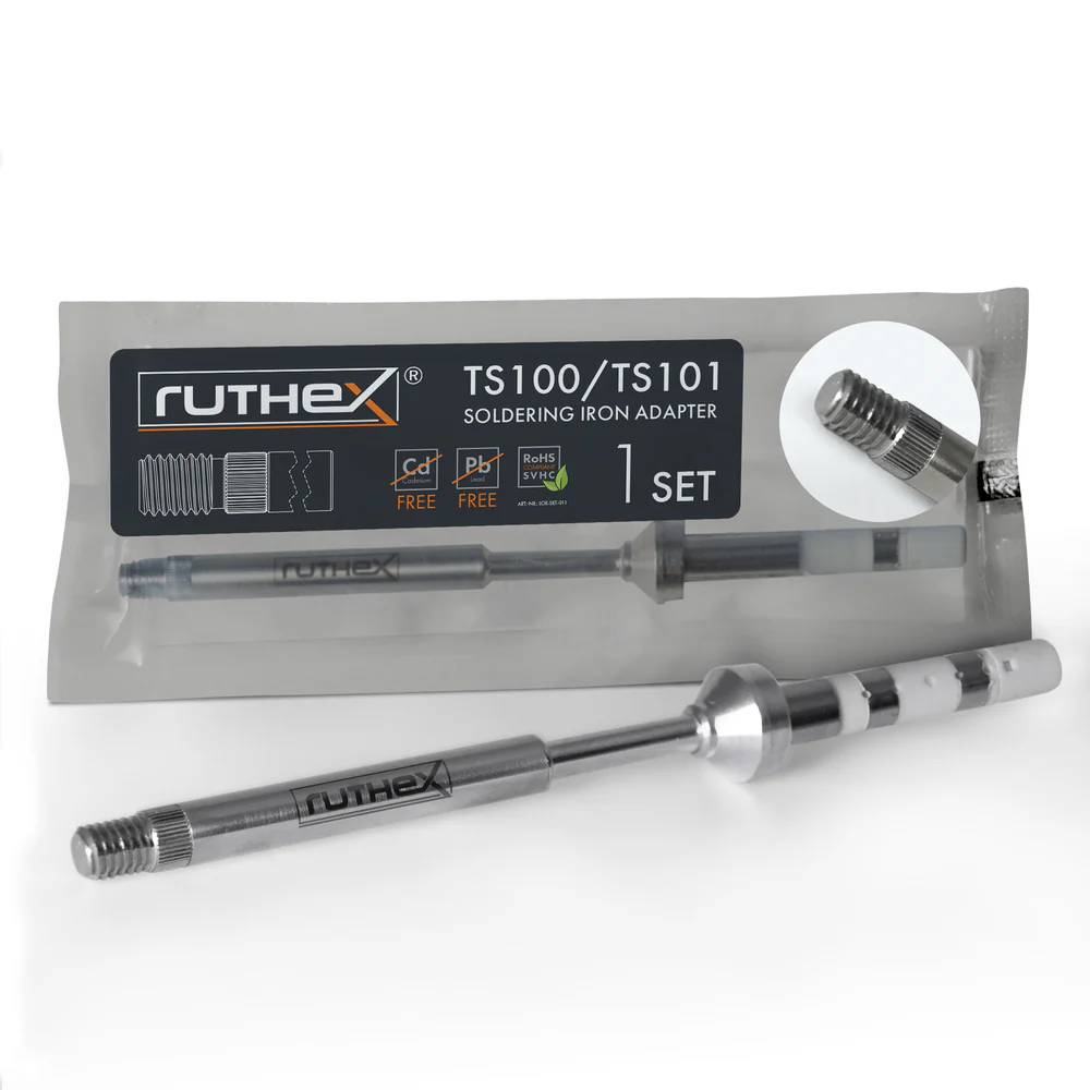 Adaptador para puntas de soldadura Ruthex TS100 / TS101 / PINECIL