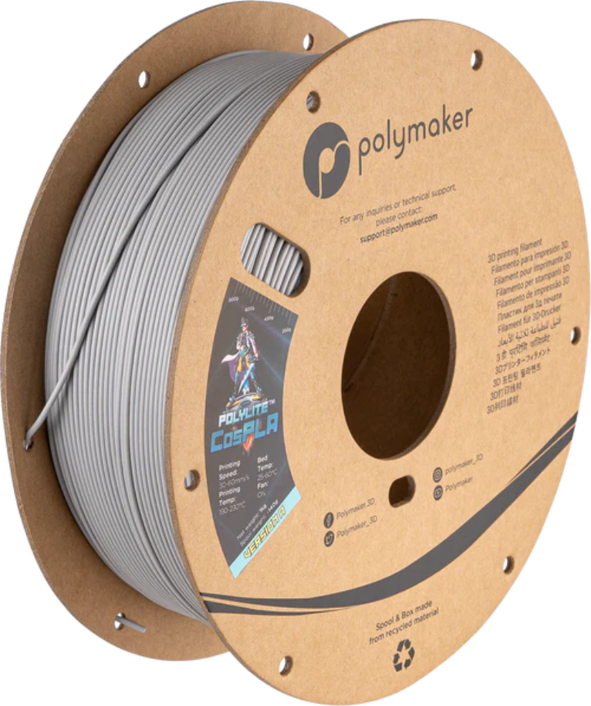 Polymaker PolyLite™ CosPLA | Filamento para impresión 3D | 1,75 mm (1 kg) | Versión B