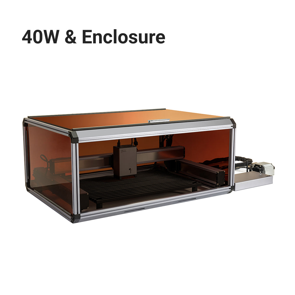 Snapmaker Ray 40W - Grabadora y cortadora láser con cabina de protección
