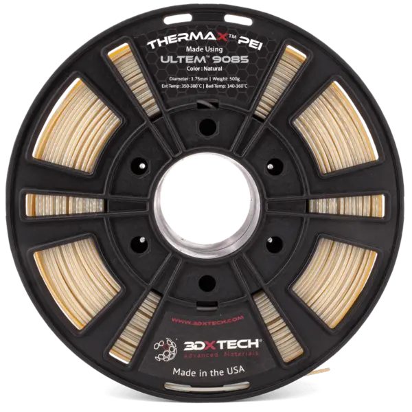 3DXTech ThermaX™ PEI 9085 - Filamento para impresión 3D - 1,75mm (500g) – Natural