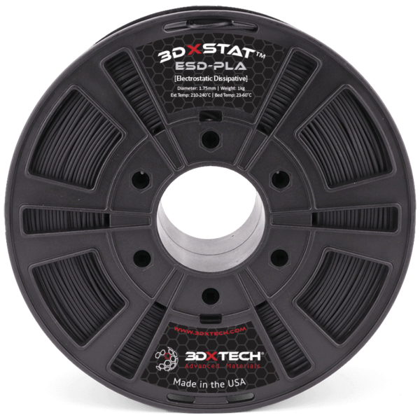 3DXTech FibreX PPA+GF15 | Filamento para impresión 3D | 1,75 mm (0,75 kg) | Negro