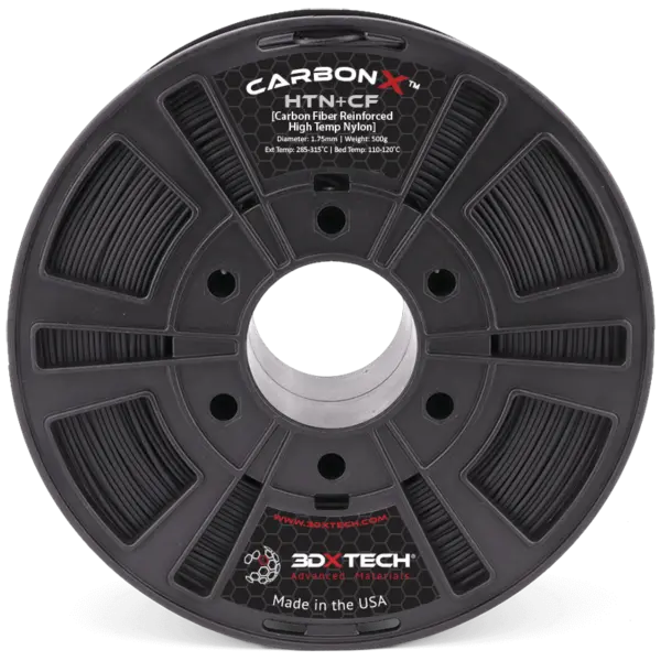 3DXTech FibreX PPA+GF15 - Filamento para impresión 3D - 1,75mm (750g) – Negro
