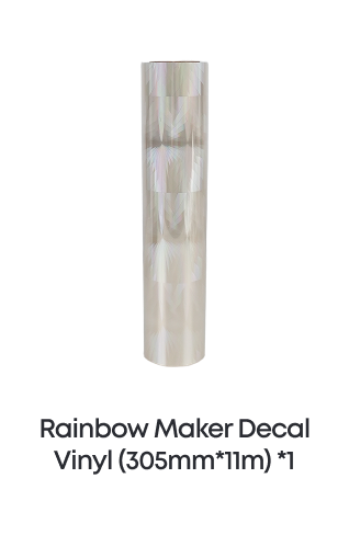 Eufymake Vinilo decorativo Rainbow Maker