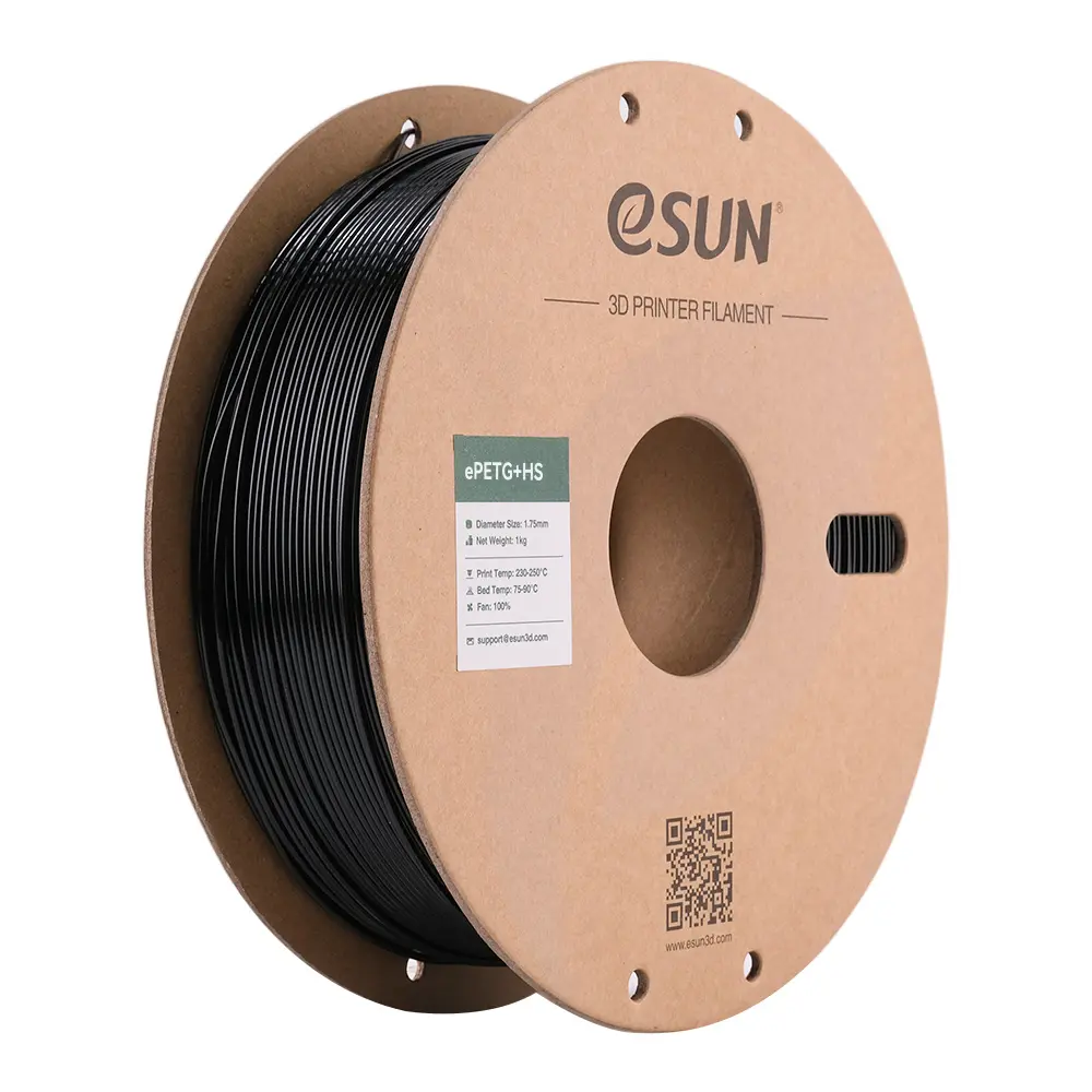 eSun ePETG + High Speed - 3D Printing Filament - 1.75 mm (1 kg) - Black