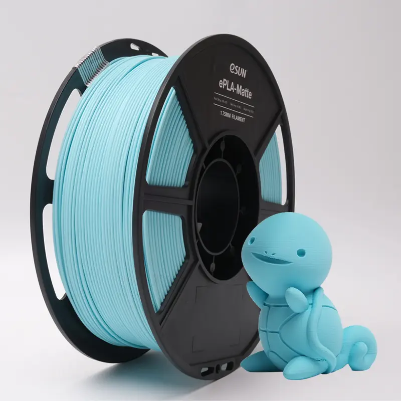 eSun ePLA-Matte - Filamento para impresión 3D - 1,75 mm (1Kg) - Azul claro