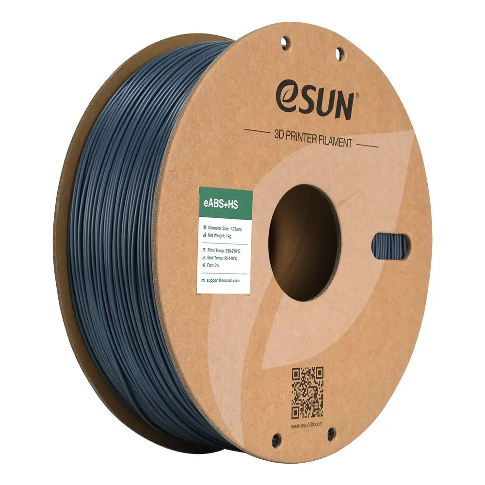 eSun eABS + High Speed - Filamento para impresión 3D - 1,75 mm (1Kg) - Gris