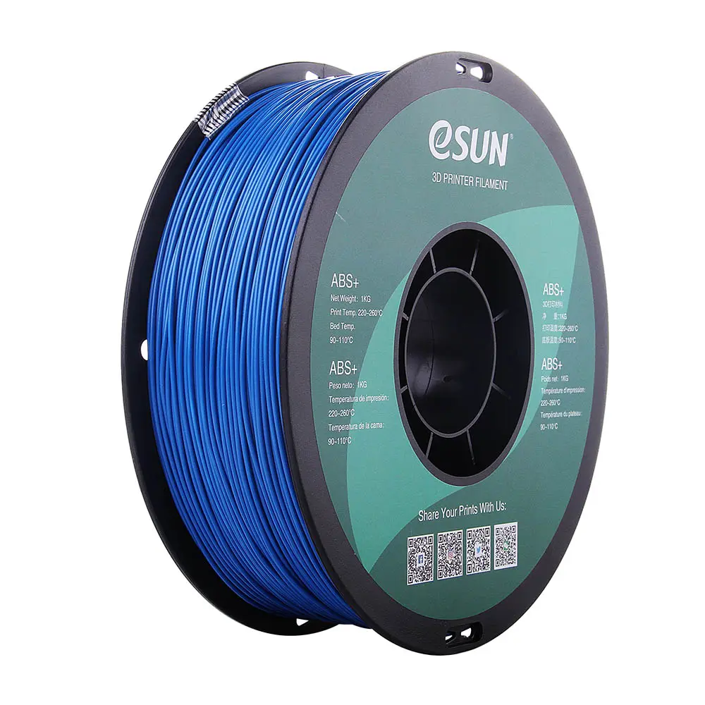 eSun ABS +  - Filamento para impresión 3D - 1,75 mm (1Kg) - Azul