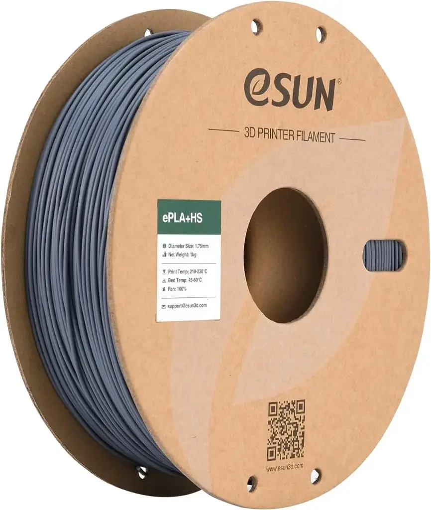 eSun ePLA + High Speed - 3D Printing Filament - 1.75 mm (1 kg) - Gray