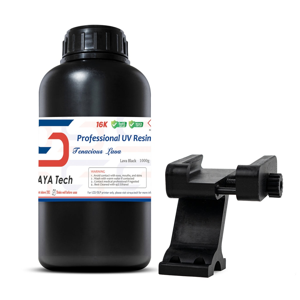 Siraya Tech - Tenacious Lava Black - Resina de 1 kg