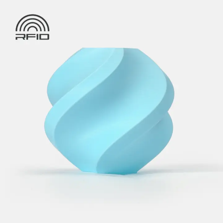 Bambu Lab PLA Matte Refill - 3D printing filament – 1.75 mm (1 kg) - Ice blue